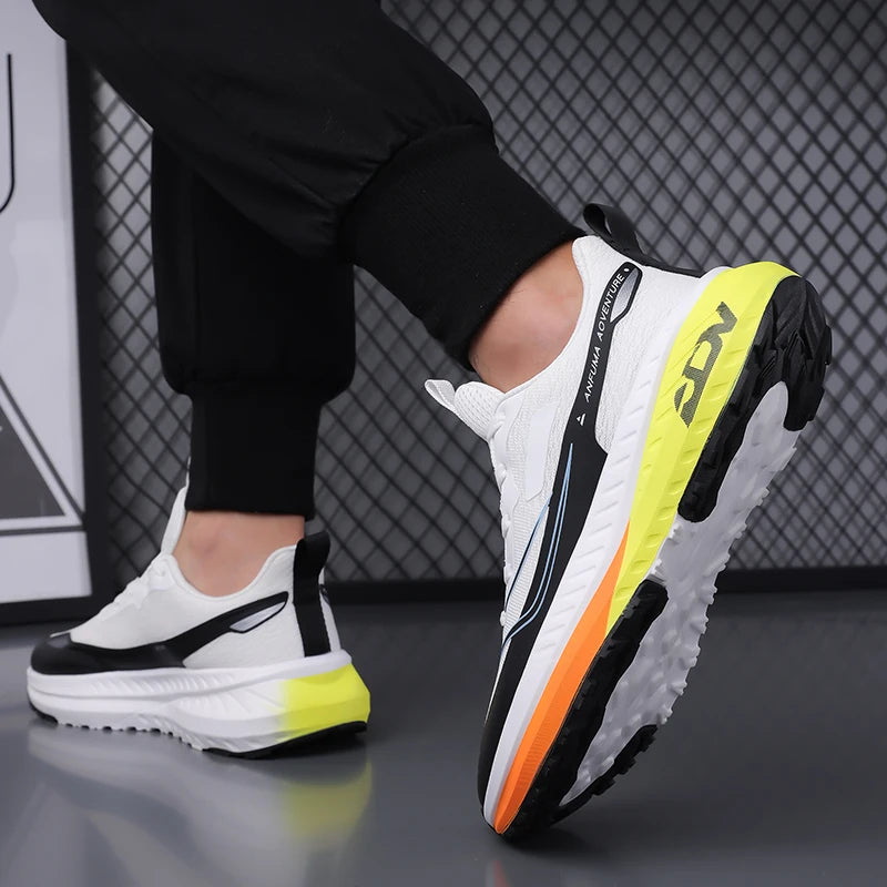 Walking Shoes Men Outdoor Non-slip Good Quality Trendy Flat Wear-Resistant Breathable Sneakers Casual Sport Running Shoes Man