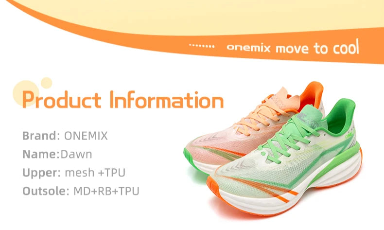 ONEMIX YUE SHUANG Running Shoes for Men Air Cushion Athletic Couple Trainers Sport Runner Shoes Outdoor Women Walking Sneakers