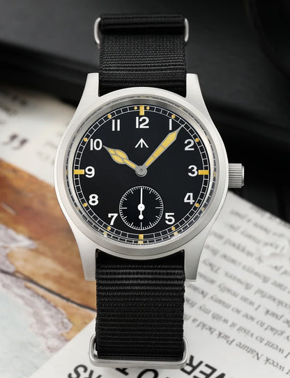Militado D12 Quartz Watch Men VD78 Movement Domed Sapphire Crystal V2 Clear AR Coating Wristwatch 10Bar Water Resistance Watches