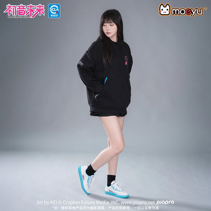 Moeyu Hatsune Miku Shoes for Women Men Vocaloid Cosplay Anime Man Sneakers Tennis Lace Up Sport Athletic Running Casual Shoes