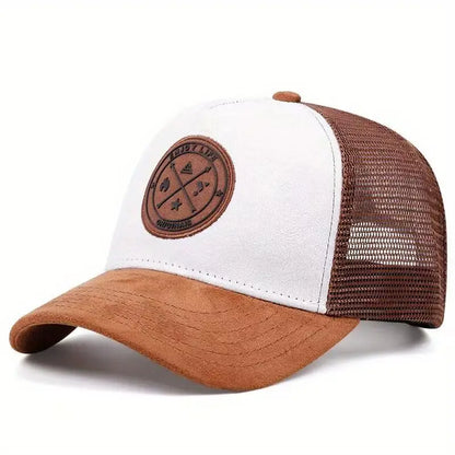 Four Seasons Mesh Baseball Cap Women Men Fashion Casual Breathable Letter Icon Unisex HipHop Trucker Caps Outdoor Sports Dad Hat