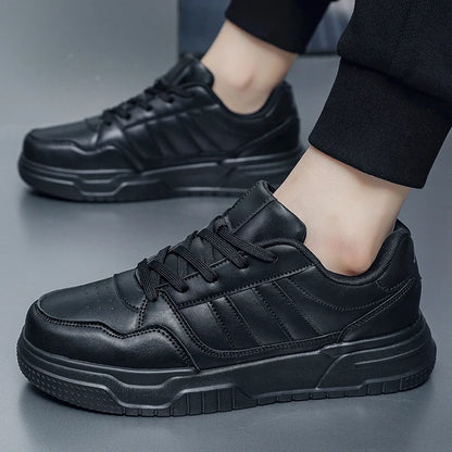 Plus Big Size 50 51 52 Mens Leather Sneakers Casual Sports Shoes Flat Skateboard Shoes Hot Sale For Dropshipping
