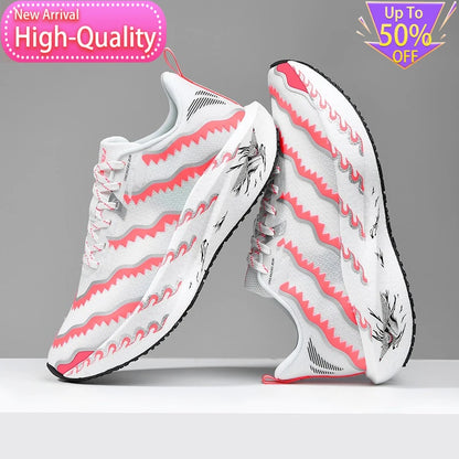 New Summer Original Mens and Womens Sports Shoes Lightweight Marathon Running Shoes Breathable Foot Protection Walking Shoes