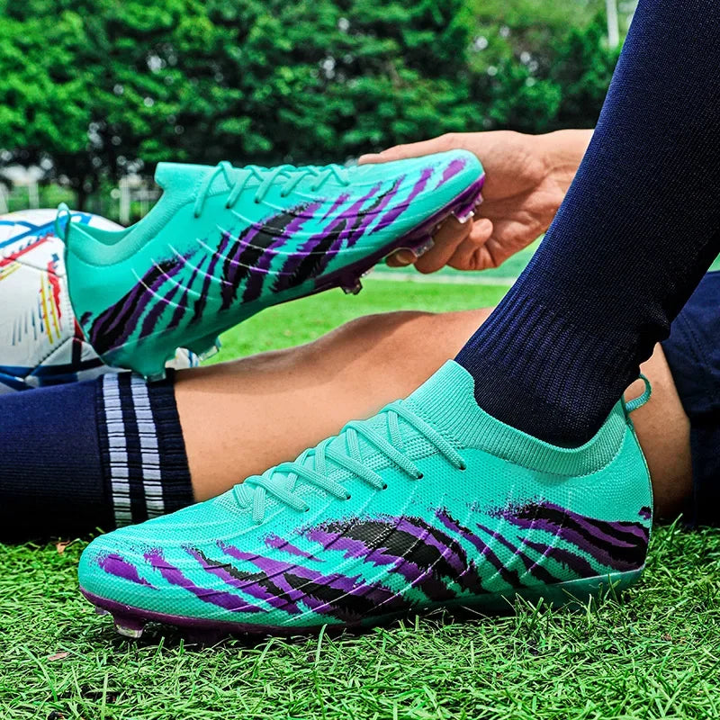 New Men Football Boots Sport Soccer Shoes Match Unisex Ultralight Cleats Comfortable Non-Slip Outdoor Adult Grass High-quality