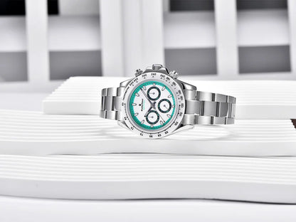 RollsTimi Men's Watches Top Luxury Sapphire Men's Mechanical Watches Calendar Week stainless steel waterproof relógios masculino