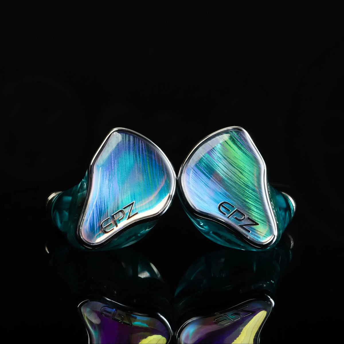 EPZ P40 PZT Ceramic HiFi In-Ear Headphones 2DD+1Planar Hybrid Drivers, EPZ P40 Ceramic Earphones with Silver-Plated Cable, 4.4mm/3.5mm Audiophile IEM