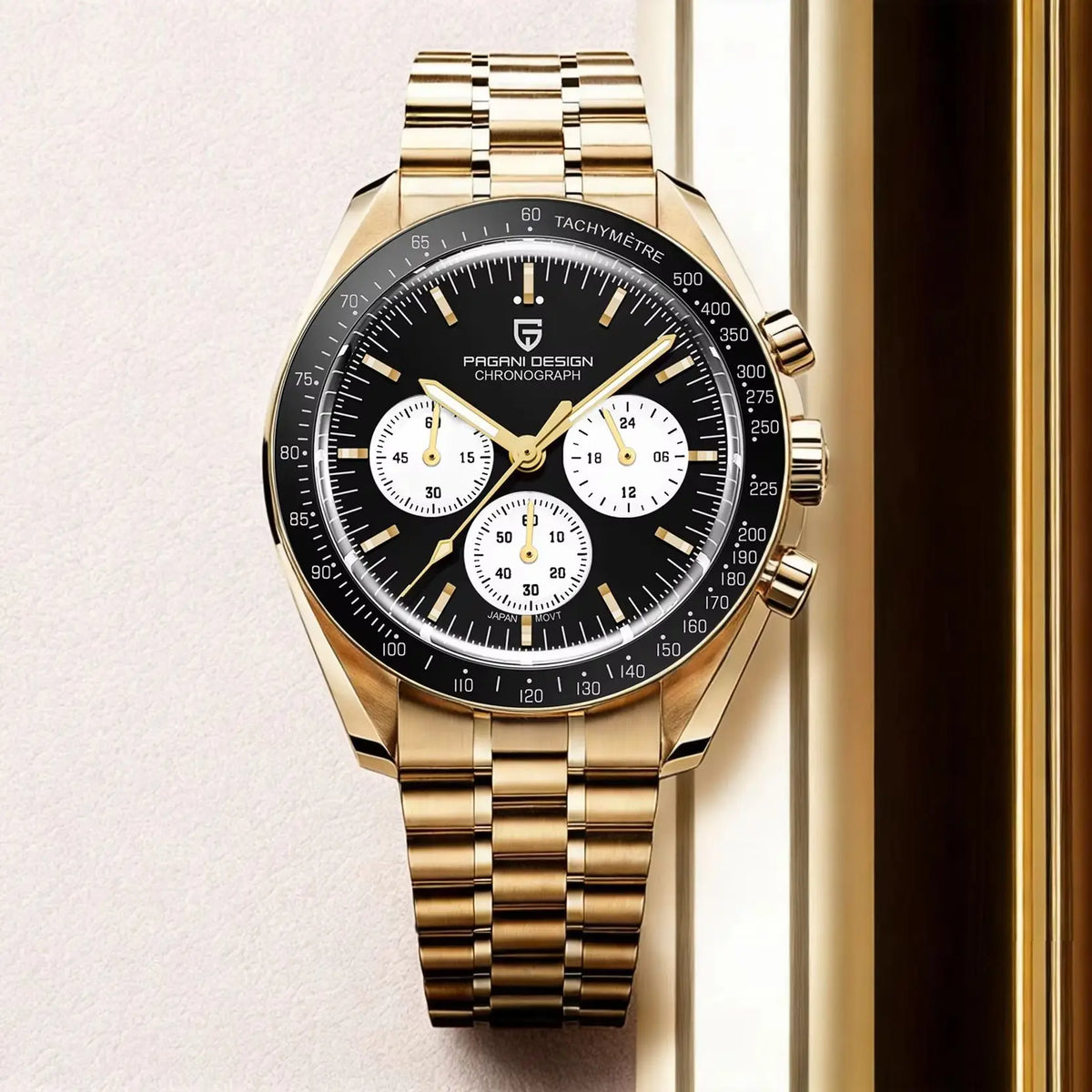 2026 New PAGANI DESIGN Mens Watches Panda Moon Watch Luxury Quartz Watch For Men Automatic Date Sport Chronograph Wristwatch Men