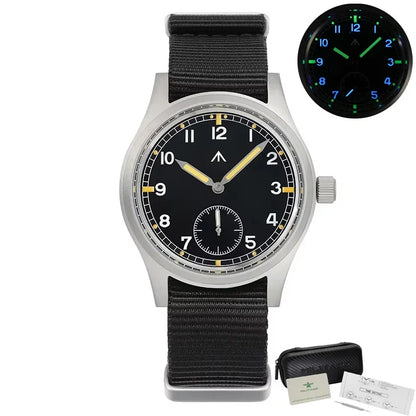 Militado D12 Quartz Watch Men VD78 Movement Domed Sapphire Crystal V2 Clear AR Coating Wristwatch 10Bar Water Resistance Watches