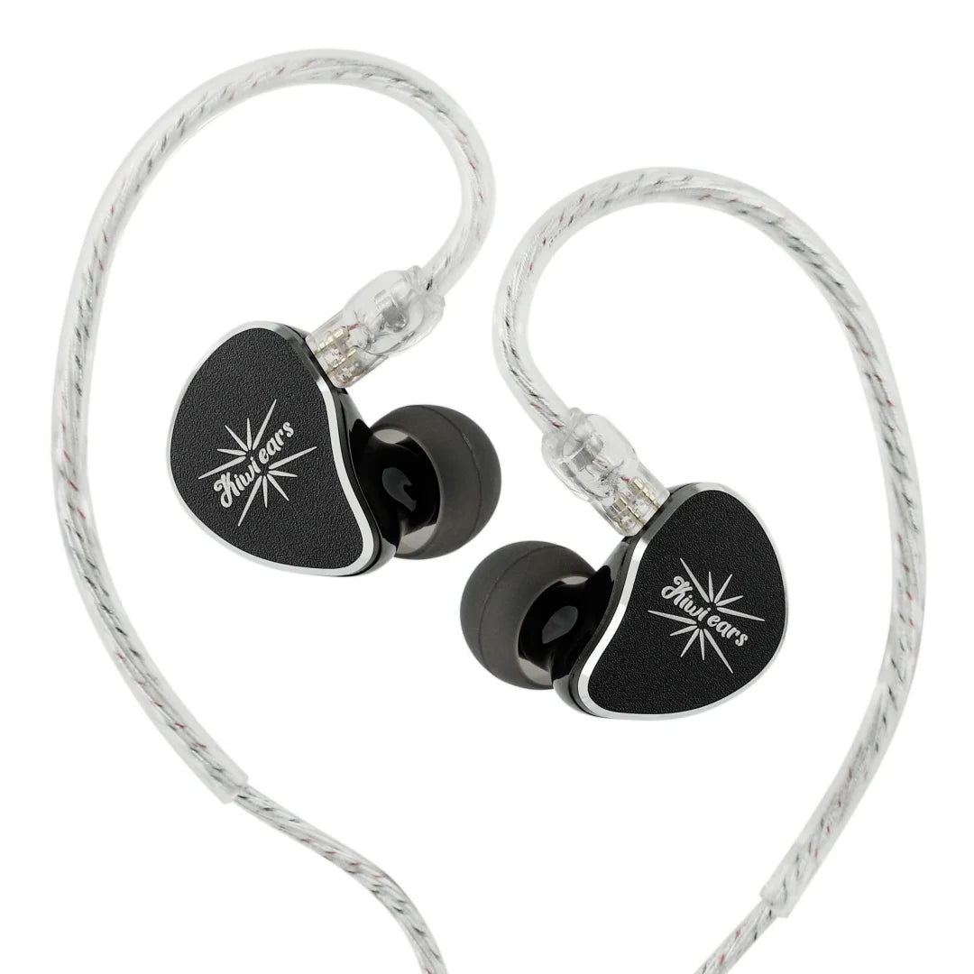 Kiwi Ears Belle 10mm DLC Dynamic Driver In-Ear Monitor HiFi Wired Earbuds with Silver-Plated Cable, Professional Audiophile IEM by Linsoul