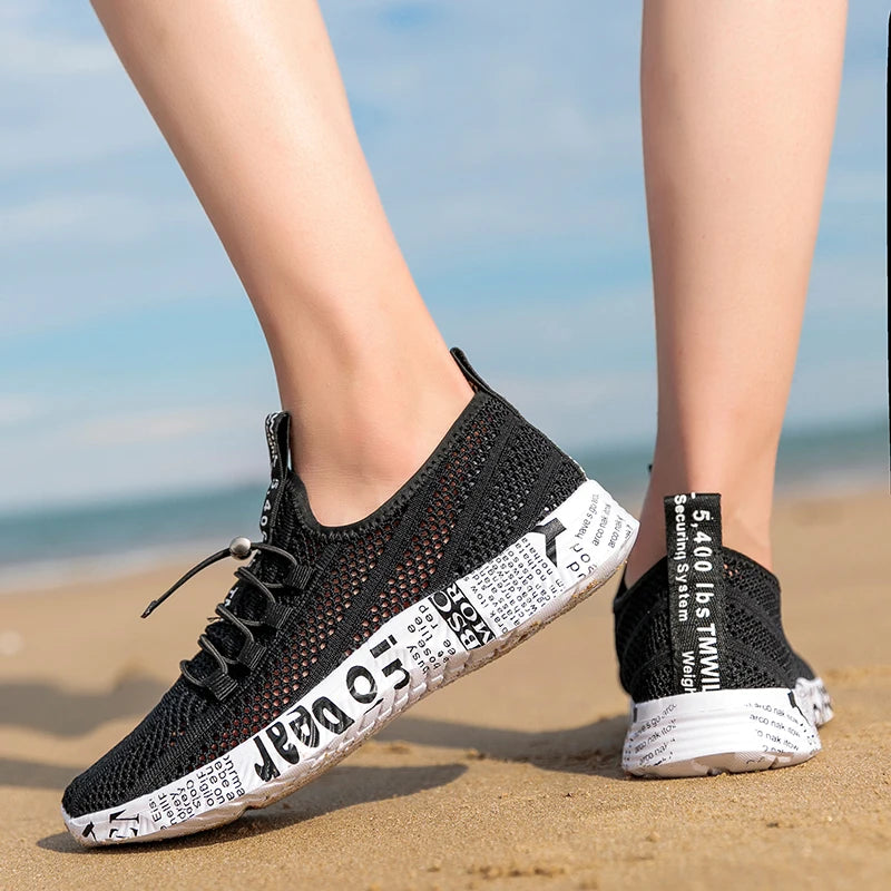 Men Women Aqua Shoes Wading Water Upstream Outdoor Sports Beach Sneakers Canyoning Camping Amphibious River Tracing Creek