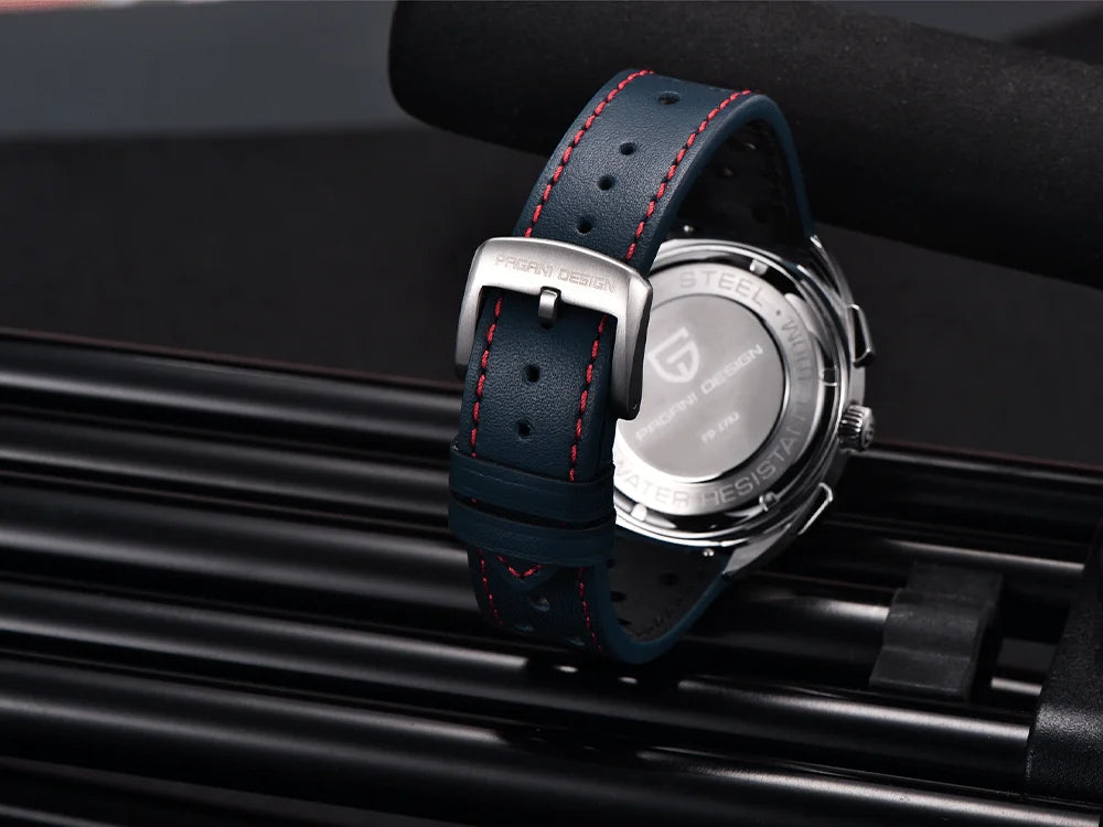 Pagani design2026fashion men's quartz watch top brand luxury sapphire VK63 men's chronograph all-steel diving relógios masculino