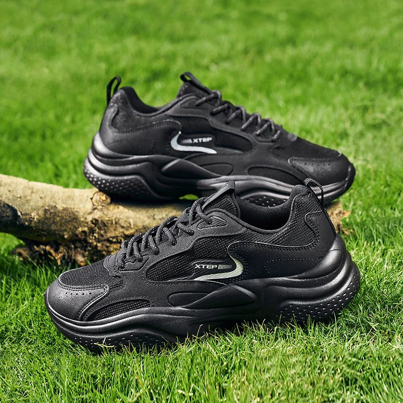 Xtep Casual Shoes For Men Summer New Mesh Breathable Thick Sole Heightened Lightweight Youth Fashion Sports Shoes 875319320001
