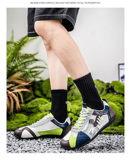 High Quality Shoes for Men Summer New Mesh Breathable Youth Leisure Running Sneakers Walking Men Shoes Light Sneakers Zapatillas