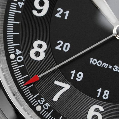 Relógio de quartzo Militado ML08 com movimento Ronda 515, vidro de safira abaulado, relógio de pulso BGW9, luminiscente, resistente à água até 10 bar, 38 mm, relógios para homem