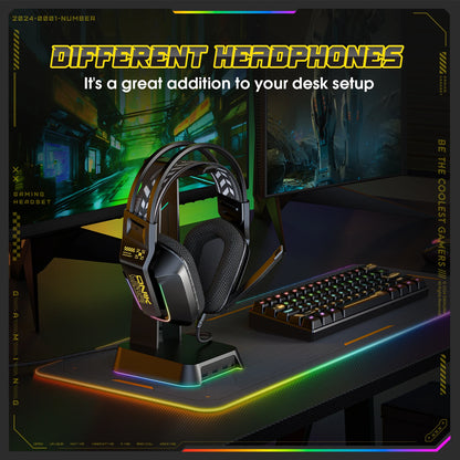 ONIKUMA X13 Wired Gaming Headset with RGB Colorful Lighting Wired Headphones Over-Ear Headphones Lightweight RGB Light Earphone