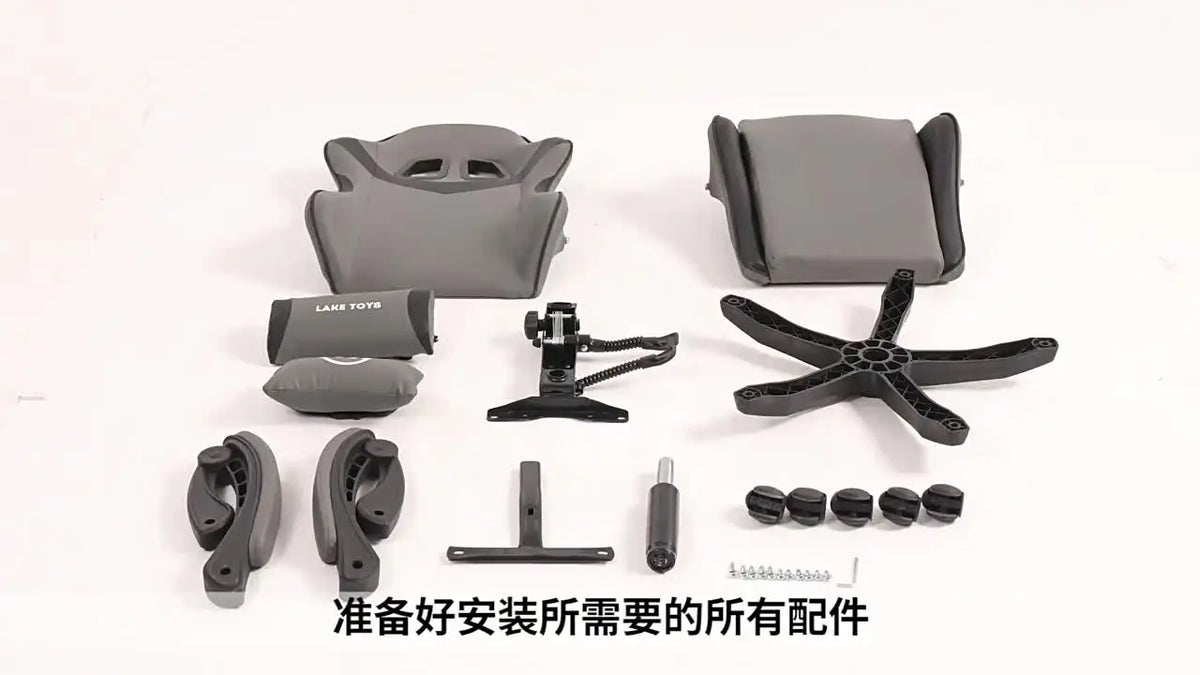 Ergonomic Gaming Chair High Back Racing Office Chair with Lumbar Support, Adjustable Swivel Leather Gaming Chair with Headrest for Desk Setup