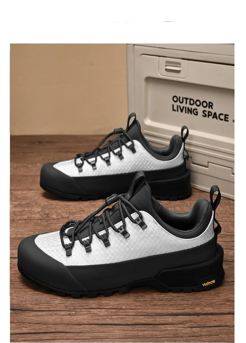 2025 New Hiking Shoes Non-Slip Grip Men's Spring Fall Outdoor Casual Sports Shoes Breathable Comfortable Durable Leisure Sneakers