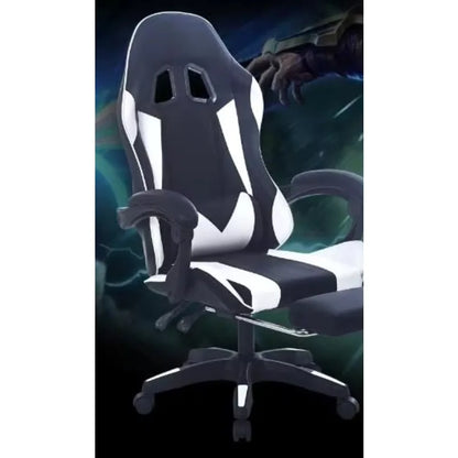 Computer Gaming Chair Reclining Office Chair with Adjustable Height, Ergonomic Computer Gaming Chair, 360° Swivel Racing Office Chair with Adjustable Armrests