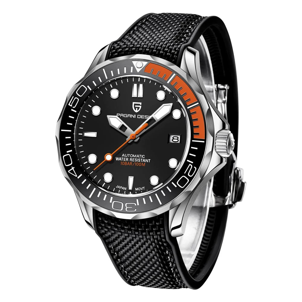 PAGANI DESIGN Men Watches 2026 New 007 Retro Luxury Automatic Watch For Men Mechanical Wristwatch Men Stainless steel Waterproof