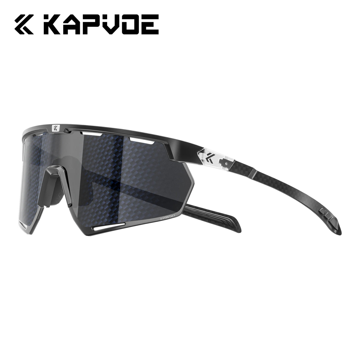 Kapvoe Real Carbon Fiber Cycling Glasses Sunglasses for Men Lightweight Photochromic UV400 MTB Bike Bicycle Sports Eyewear