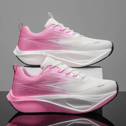 Unisex Sports Shoes Trendy Mesh Breathable Professional Running Shoes Outdoor Fitness Comfortable Lace Up Sports Shoes for Men