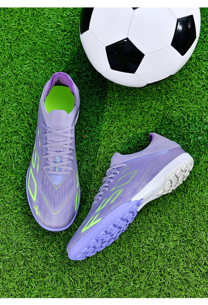 New Men Soccer Shoes High-quality Cleats Football Boots Sneakers Hot-selling Indoor Futsal Non-Slip Match Grass High-top Outdoor