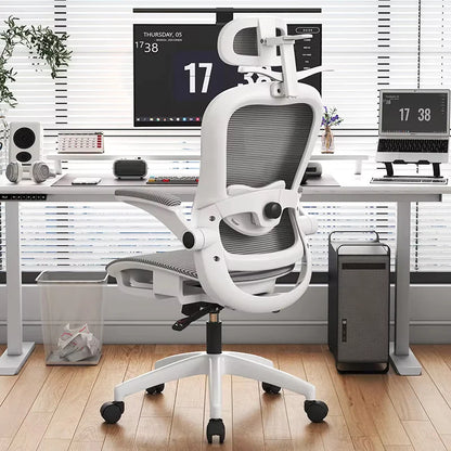 UVR Gaming Computer Chair Ergonomic Office Chair with Reclining Backrest, Adjustable Height Swivel Mesh Executive Chair with Armrests