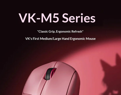 VALKYRIE VK M5 PRO Wireless Gaming Mouse with Dual 8K Polling, Intelligent Display, Lightweight Ergonomic Low Latency Mouse