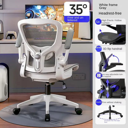 UVR Mesh Ergonomic Office Chair Adjustable Swivel Computer Chair with Armrests, Comfortable Executive Gaming Chair, Lift Recliner Desk Chair