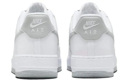 Nike Air Force 1 '07 White Light Smoke Grey Casual Comfortable Cushioning AF1 Low Men Skateboarding Shoes Streetwear FJ4146-100