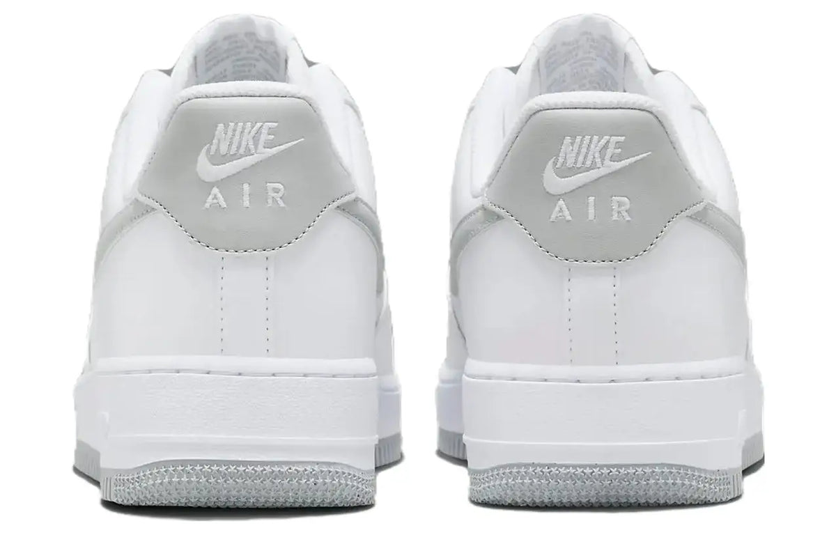 Nike Air Force 1 '07 White Light Smoke Grey Casual Comfortable Cushioning AF1 Low Men Skateboarding Shoes Streetwear FJ4146-100