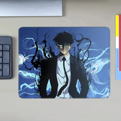 Oblíbená herní podložka pod myš s motivem komiksu Solo Leveling, XS malá podložka pod myš pro PC hráče, dekorace na stůl, kancelářská podložka pod myš, deskmat, kobereček