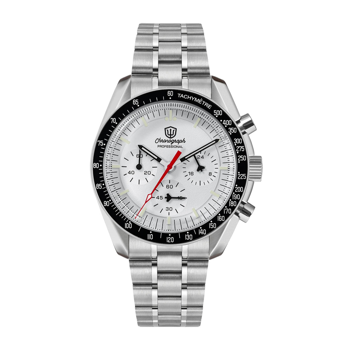 Watchdives New Wd1863 Quartz Men Watch VK63 Chronograph Bubble Sapphire Waterproof 39Mm Steel Top Brand Luxury Business Watch