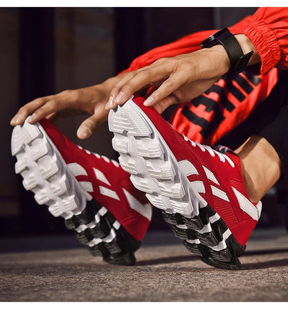 2026 new men's and women's running shoes breathable casual sneakers anti-slip vibration comfortable walking shoes 38-46