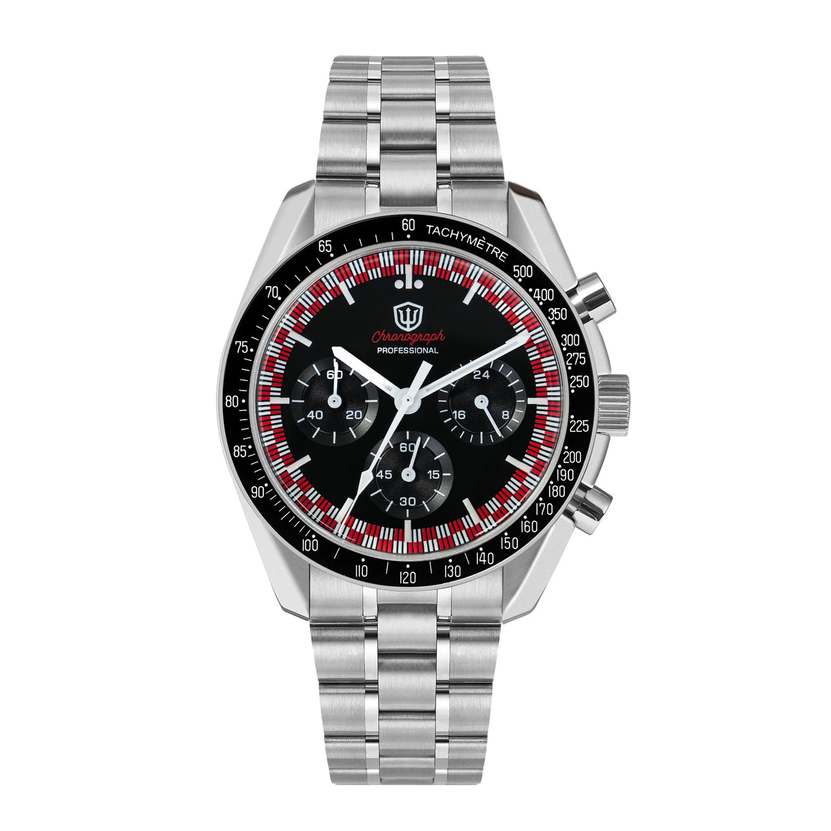 Watchdives New Wd1863 Quartz Men Watch VK63 Chronograph Bubble Sapphire Waterproof 39Mm Steel Top Brand Luxury Business Watch