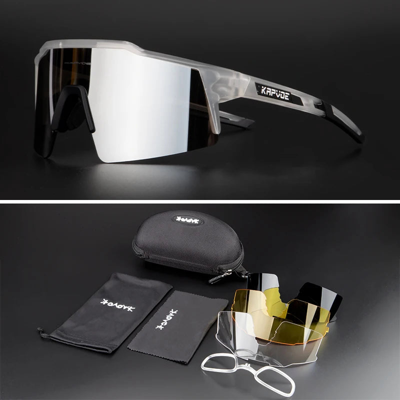 Polarized Cycling Sunglasses Outdoor Bicycle Glasses Men MTB Cycling Glasses Women Road Bike Glasses UV400 Bicycle Sunglasses