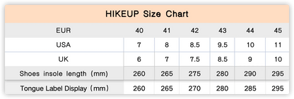 HIKEUP High-Top Men Hiking Boot Winter Outdoor Shoes Lace-Up Non-slip Sports Casual Trekking Boots Man Suede Warm Shoes