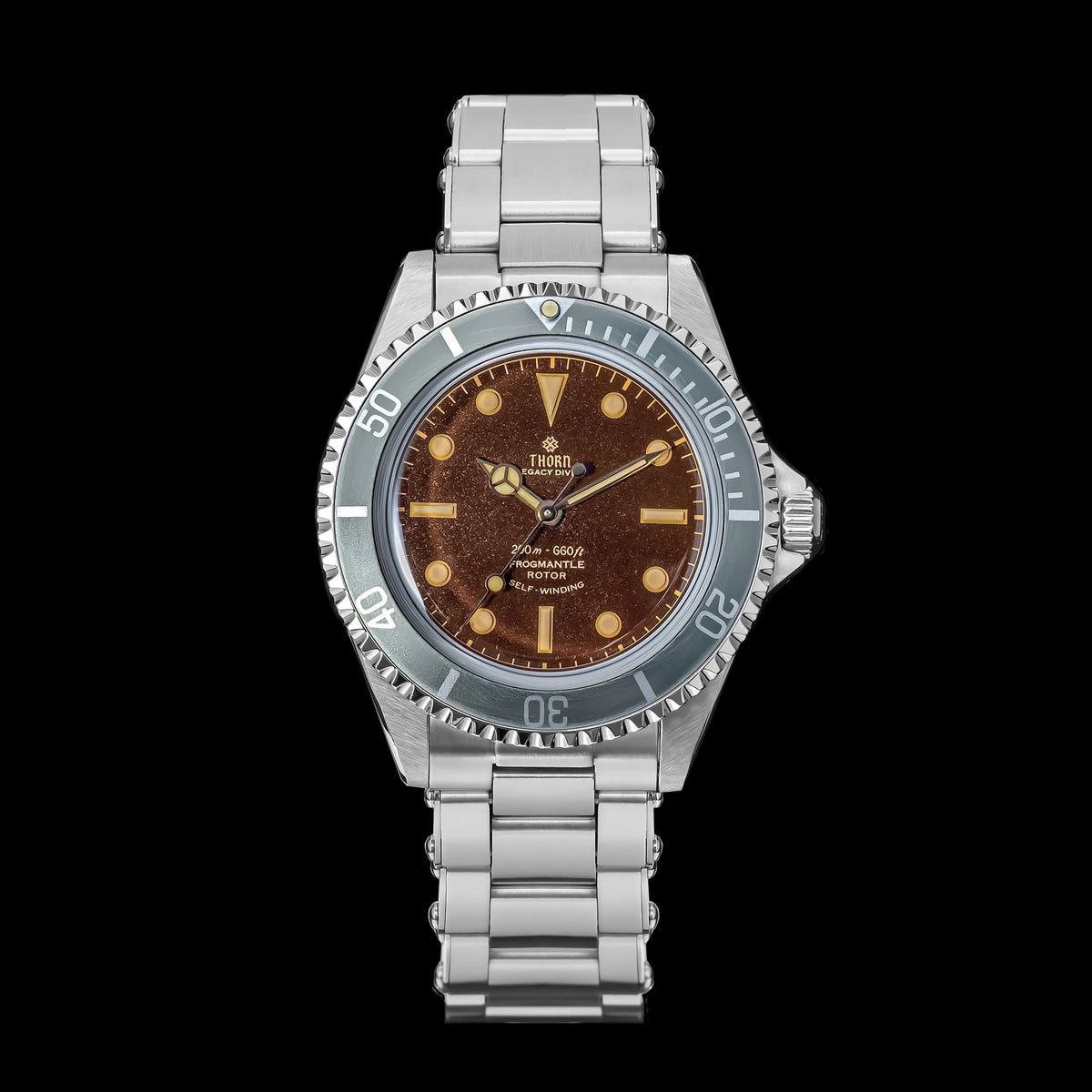 THORN T023 V2 40mm Men Watch 316 Stainless Steel PT5000 Automatic Movement Mechanical Watch Sapphire 200m Waterproof Writwatch