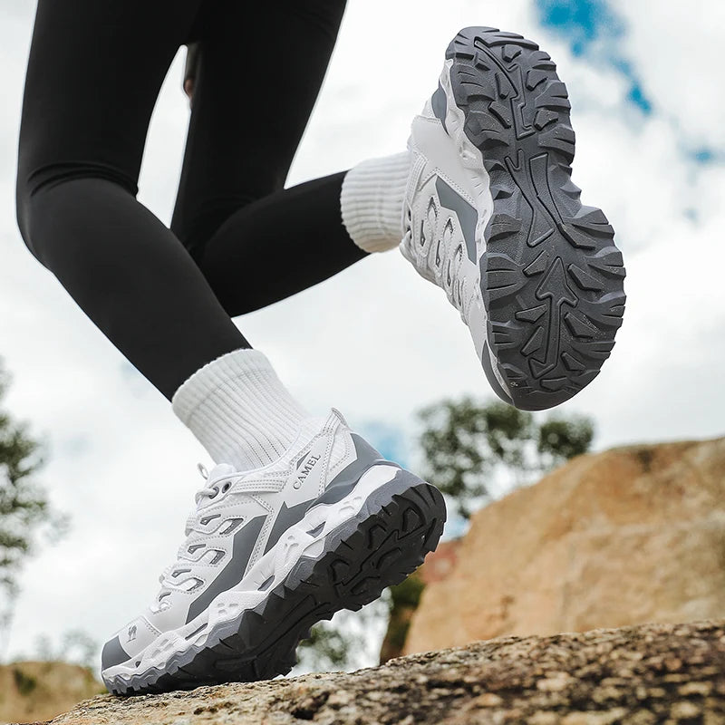 Men Women Hiking Shoes Non-slip Trekking Outdoor Sneakers Sports Shoes Camping Training Jogging Breathable Climbing Trail Shoes