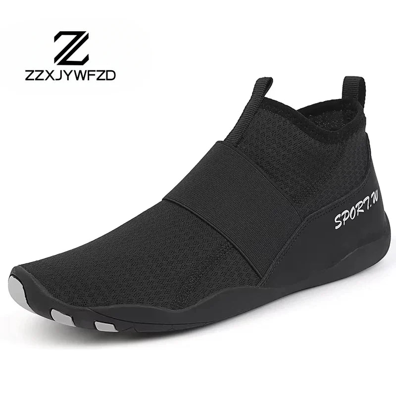 Outdoorové sportovní brodicí tenisky na turistiku, unisex plavecké boty do vody, vysoké barefoot aqua boty na pláž, fitness, potápění a surfování, sandály