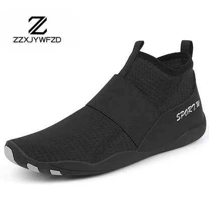 Outdoorové sportovní brodicí tenisky na turistiku, unisex plavecké boty do vody, vysoké barefoot aqua boty na pláž, fitness, potápění a surfování, sandály