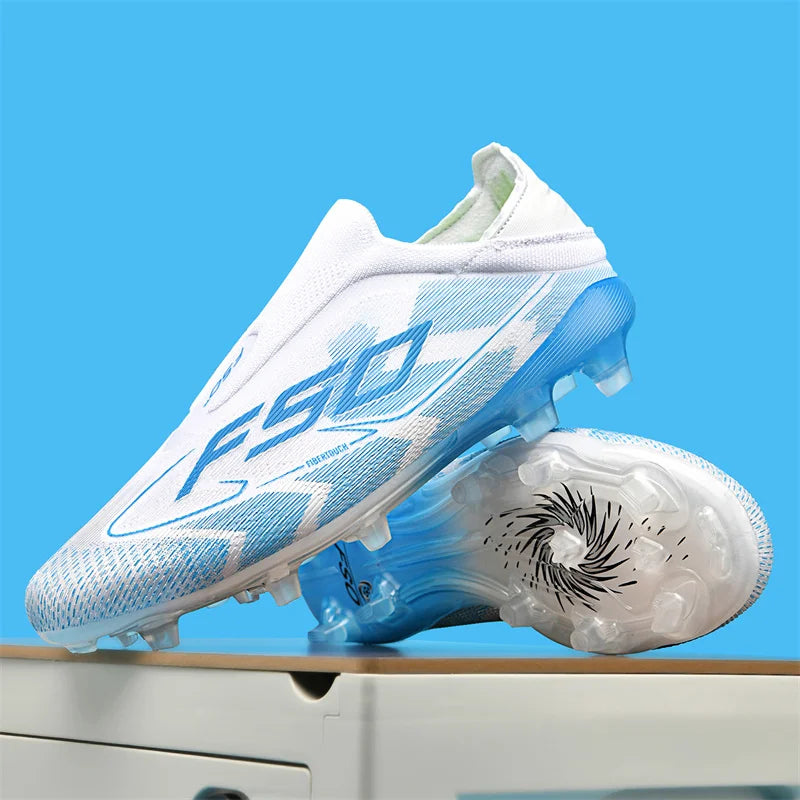 Nové pánské fotbalové boty na trávu pro dospělé, protiskluzové kopačky, ultralehké sportovní sálové boty, FG turf futsal, pohodlné