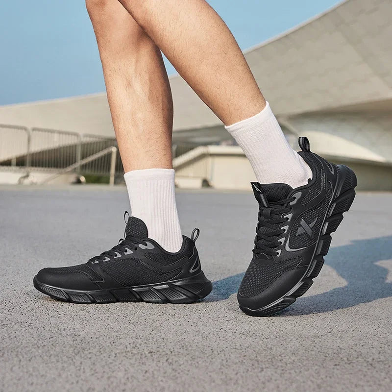 Xtep Running Shoes Men's Summer Mesh Breathable Wear-resistant Sports Lightweight Youth Casual Cushioning Shoes 875219110065