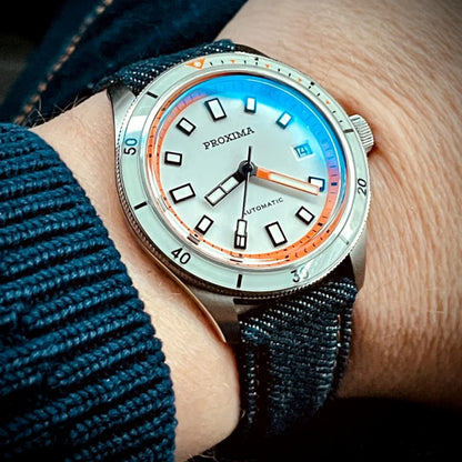 Proxima PX1703 Luxury Diver Watch Business Waterproof Male Clock PT5000 Men Watches Stainless Steel Sapphire Bezel BGW9 Luminous