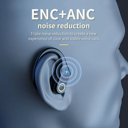Newest ANC Wireless Bluetooth 5.3 TWS Earbuds – Noise Cancelling Earphones with Dual Mic ENC, Deep Bass, IP57 Waterproof, 40H Playtime