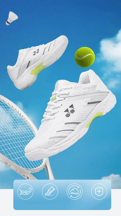 New Professional Badminton Shoes Sneakers Mens Breathable Anti-slip Tennis Sport Shoes for Men Women Training Sneakers