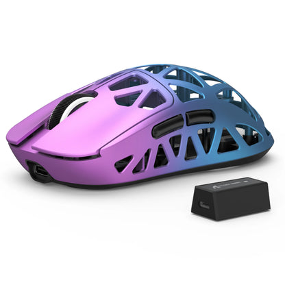 Ratón gaming ATTACK SHARK R2 de aleación de magnesio PAW3950, trimodo, 8000hz, 42000 DPI, ultraligero de 45g, microinterruptores de 100M clics