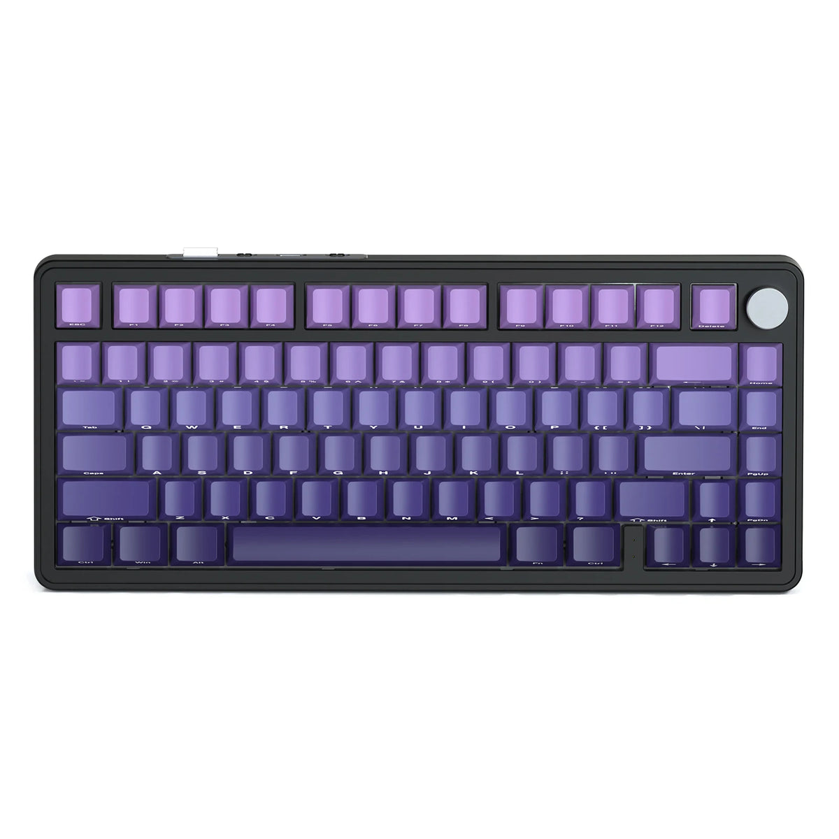 ATTACK SHARK X85 Tri-Mode Gasket Mechanical Keyboard 75% Wireless Hot Swappable RGB Gaming Keyboard with CNC Knob, 5-Layer Sound Dampening & NKRO