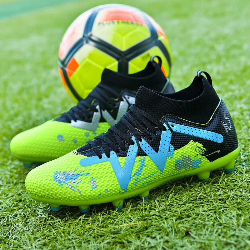 Men Non-slip Football Boots Unisex Professional Soccer Shoes Sports New Cleats Drop Shipping Ultralight Breathable Futsal