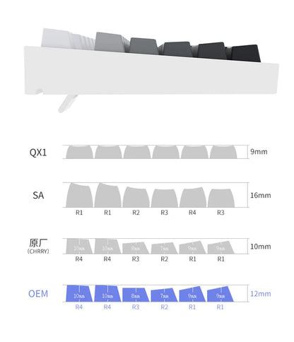 ATTACK SHARK X68HE Magnetic Gaming Keyboard Wired Mechanical Keyboard with Rapid Trigger, 8000Hz Polling Rate, Hall Effect Magnetic Switches, RGB Gaming Keyboard